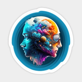 face to face ai Sticker